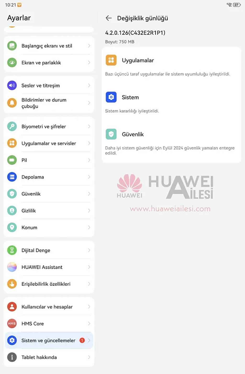 Huawei MatePad 12 X first update