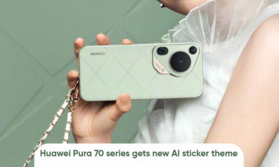 Huawei Pura 70 AI sticker theme