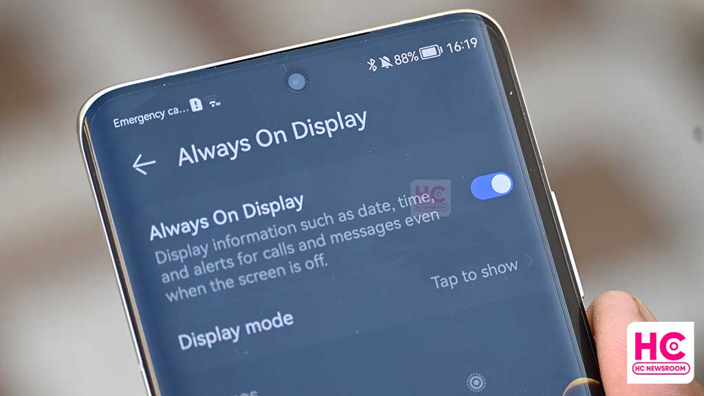Huawei Always on display