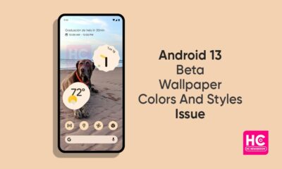 Android 13 Beta Wallpaper issues
