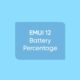 battery percentage emui 12