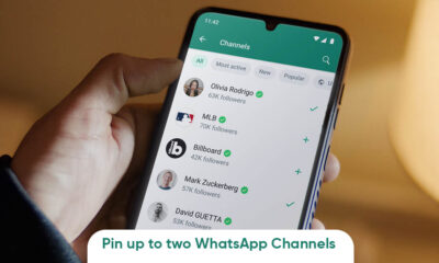 WhatsApp pin two channels