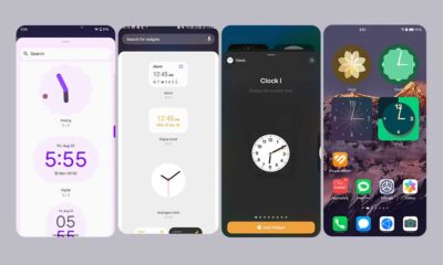 Android 14 one ui 6 ios 17 harmonyos 4 clock widgets