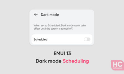 Dark mode scheduling