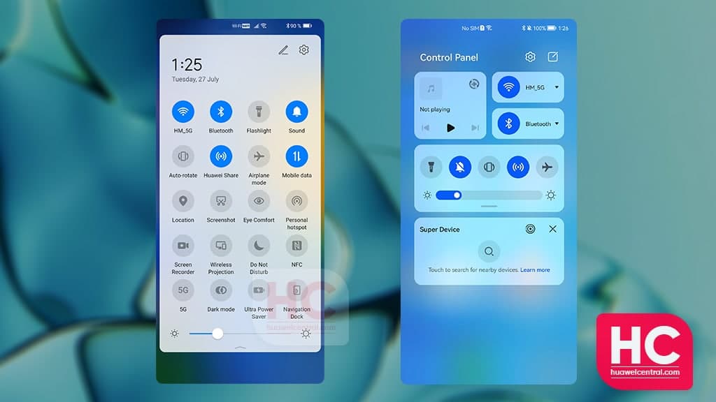 EMUI 11 vs HarmonyOS 2