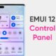 EMUI 12 control panel