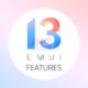 EMUI 13 features