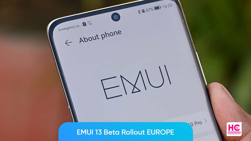 Huawei EMUI 13 beta rollout Europe