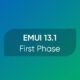 EMUI 13 first phase devices