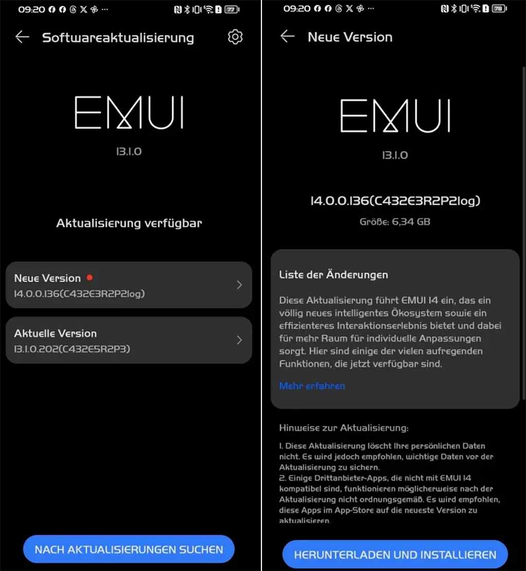 EMUI 14 beta update Huawei P60 Pro