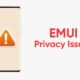 January 2022 EMUI issues