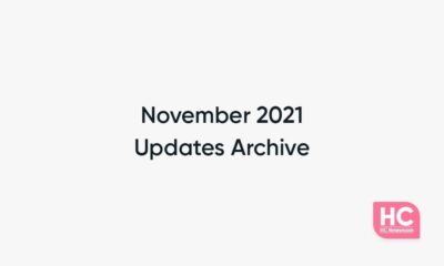 November 2021 EMUI updates List