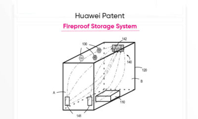 Huawei patent fireproof storage system