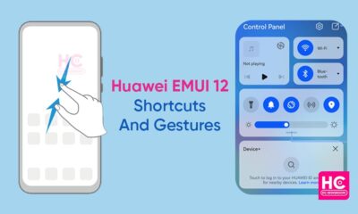 EMUI 12 shortcuts and gestures