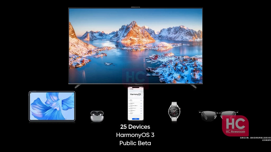 25 devices harmonyos 3 public beta