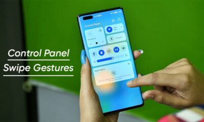 HarmonyOS Control Panel Gestures