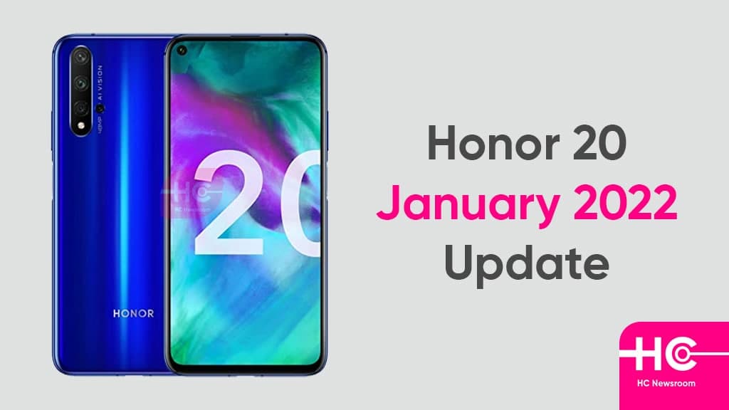 Honor 20 January 2022 update