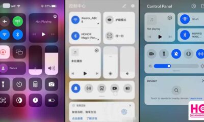 New MagicOS control center EMUI iOS