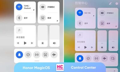 MagicOS control center devices