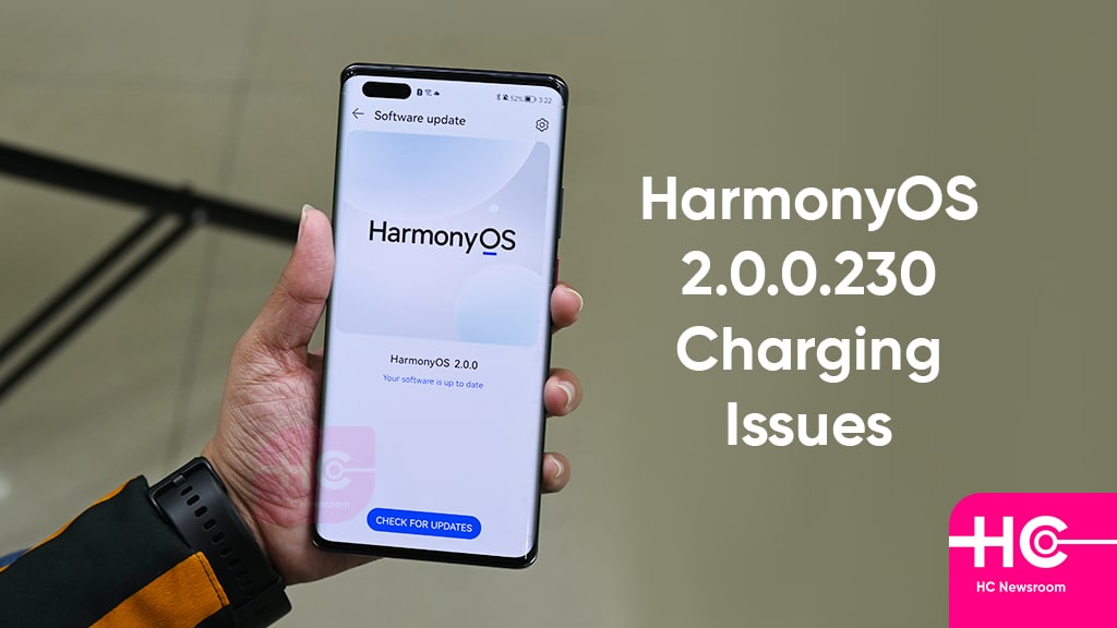 Huawei HarmonyOS 2.0.0.230 charging issues