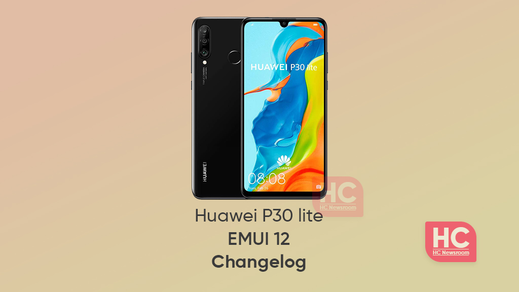 huawei p30 lite emui 12 changelog