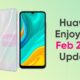 Huawei Enjoy 10e February 2022 update