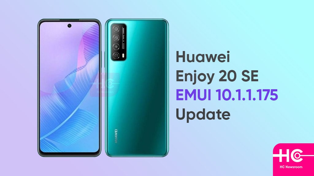 Huawei Enjoy 20 SE EMUI 10.1.1.175 update