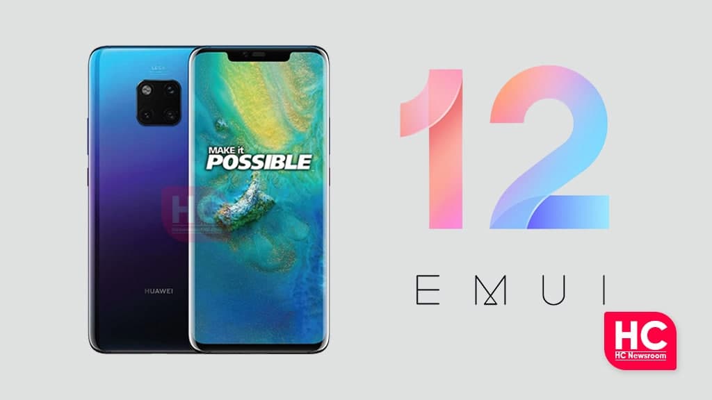 Huawei Mate 20 EMUI 12 tracker