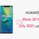 Huawei Mate 20 Pro july update