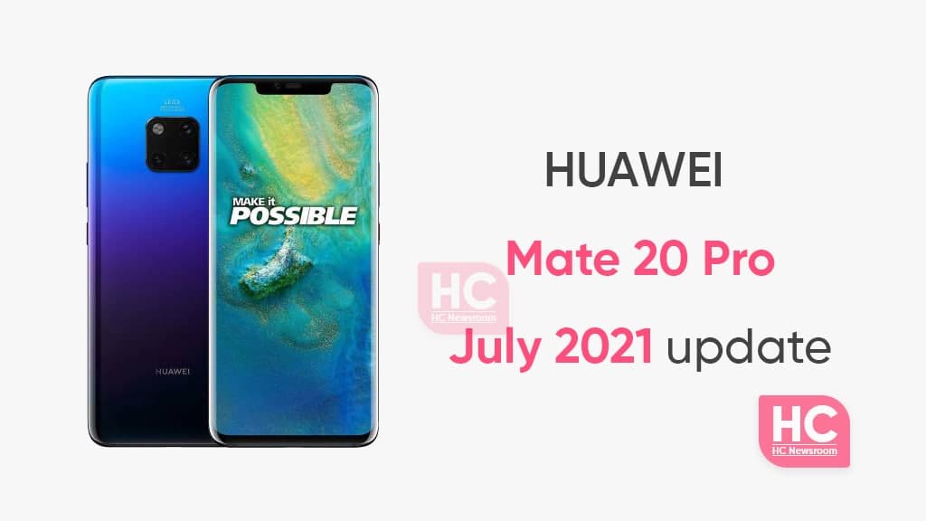 Huawei Mate 20 Pro july update