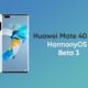 Huawei Mate 40 gets HarmonyOS 3 third beta