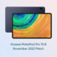 huawei matepad pro November 2022 patch