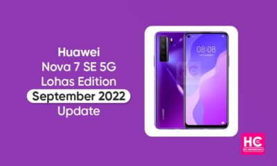 Huawei Nova 7 SE 5G September 2022 update