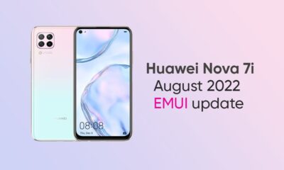 huawei nova 7i august 2022 emui update