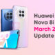 Huawei Nova 8i March 2022 update