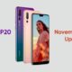 Huawei P20 Pro November update