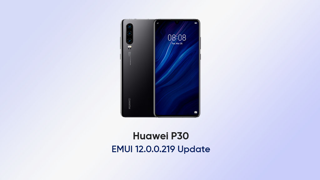 Huawei P30 EMUI 12.0.0.219 update