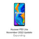 Huawei P30 lite November 2022 update