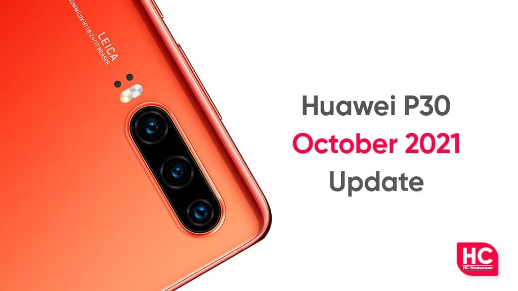 Huawei P30 October 2021 Security