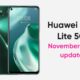 Huawei P40 Lite 5G november 2021 EMUI update