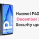 Huawei P40 Lite December 2021 update