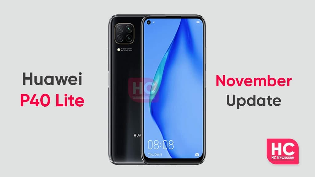 Huawei P40 Lite November 2021 update