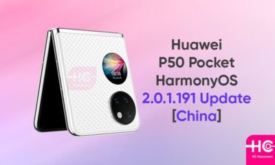 Huawei P50 Pocket HarmonyOS 2.0.1.191 update