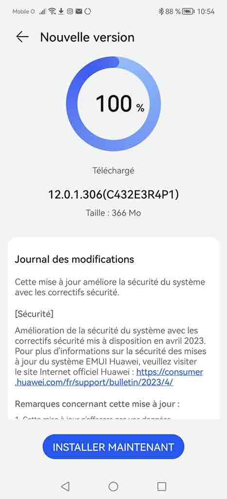 Huawei P50 Pro April 2023 update