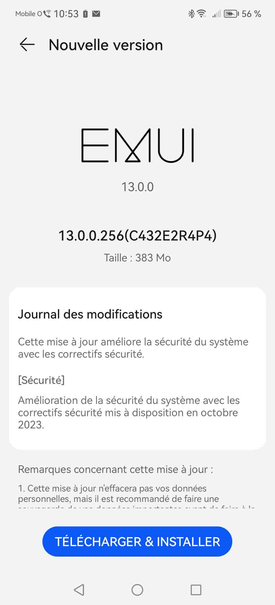 Huawei P50 Pro October 2023 update global