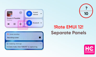 Huawei Separate panels EMUI 12