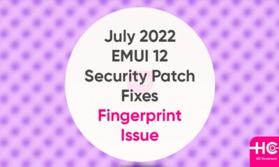 July 2022 EMUI 12 update fingerprint issue