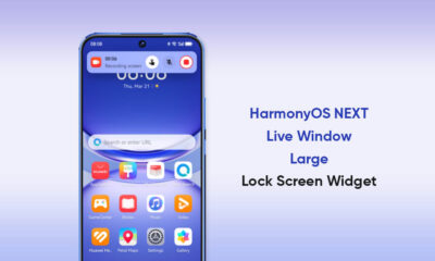 HarmonyOS NEXT lock screen widget