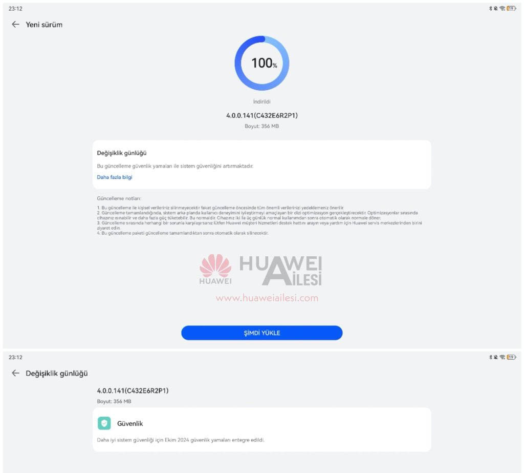 Huawei MatePad Pro 13.2 October 2024 update