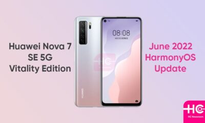 Huawei Nova 7 SE Vitality June 2022 update